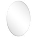 Empire Art Direct 24 x 36 in. Frameless Beveled Oval Wall Mirror 1 in. Beveled Edge FLM-10031-2436